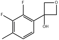 3-(2,3-difluoro-4-methylphenyl)oxetan-3-ol Structure