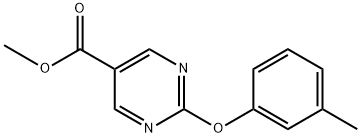 methyl 2-(m-tolyloxy)pyrimidine-5-carboxylate Structure