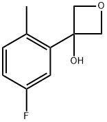 3-(5-fluoro-2-methylphenyl)oxetan-3-ol Structure