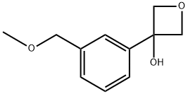 3-(3-(methoxymethyl)phenyl)oxetan-3-ol Structure