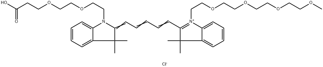 2107273-24-3 N-(m-PEG4)-N'-(PEG2-acid)-Cy5