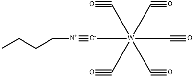 Tungsten, pentacarbonyl[1-(isocyano-κC)butane]-, (OC-6-21)- Structure