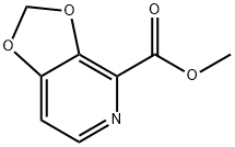 1,3]Dioxolo[4,5-c]pyridine-4-carboxylic acid methyl ester Structure