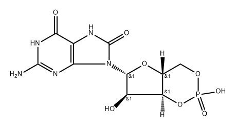 8-OH-cGMP Structure