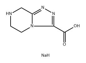 sodium 5H,6H,7H,8H-[1,2,4]triazolo[4,3-a]pyrazine-3-carbo xylate Structure