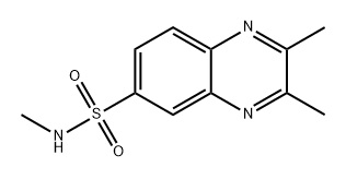 N,2,3-trimethylquinoxaline-6-sulfonamide Structure