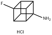 8-fluorocuban-1-amine hydrochloride Structure