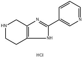 2-Pyridin-3-yl-4,5,6,7-tetrahydro-1h-imidazo[4,5-c]pyridine trihydrochloride Structure