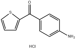 (4-Aminophenyl)(2-thienyl)methanone hydrochloride Structure