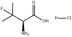 L-Valine, 3-fluoro-, hydrochloride (1:1) Structure