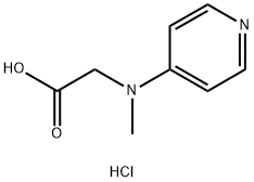 Glycine, N-methyl-N-4-pyridinyl-, monohydrochloride (9CI) Structure