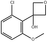 3-(2-chloro-6-methoxyphenyl)oxetan-3-ol Structure