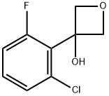 3-(2-chloro-6-fluorophenyl)oxetan-3-ol Structure