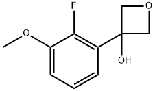 3-(2-fluoro-3-methoxyphenyl)oxetan-3-ol Structure