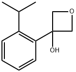 3-(2-isopropylphenyl)oxetan-3-ol Structure