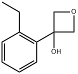 3-(2-ethylphenyl)oxetan-3-ol Structure