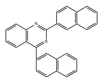 2,4-Di-2-naphthalenylquinazoline 구조식 이미지