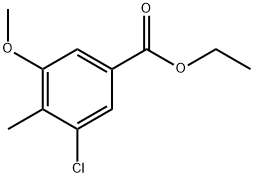 Ethyl 3-chloro-5-methoxy-4-methylbenzoate Structure