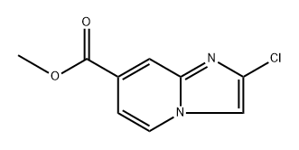 methyl 2-chloroimidazo[1,2-a]pyridine-7-carboxylate Structure