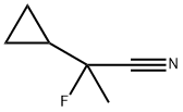 2-Cyclopropyl-2-fluoro-propionitrile Structure