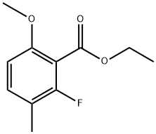 ethyl 2-fluoro-6-methoxy-3-methylbenzoate 구조식 이미지