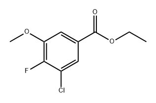 Ethyl 3-chloro-4-fluoro-5-methoxybenzoate Structure