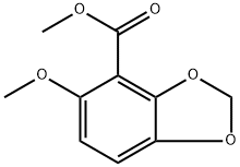 methyl 5-methoxybenzo[d][1,3]dioxole-4-carboxylate Structure