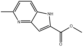 methyl 5-methyl-1H-pyrrolo[3,2-b]pyridine-2-carboxylate 구조식 이미지