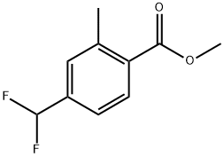 methyl 4-(difluoromethyl)-2-methylbenzoate Structure