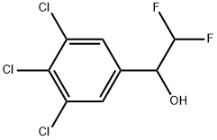 3,4,5-Trichloro-α-(difluoromethyl)benzenemethanol Structure