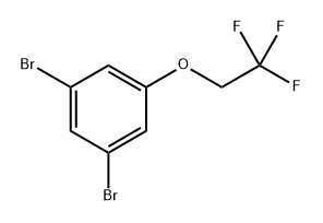 1,3-Dibromo-5-(2,2,2-trifluoro-ethoxy)-benzene 구조식 이미지