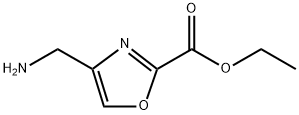 5-Aminomethyl-oxazole-2-carboxylic acid ethyl ester Structure