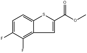 methyl 4,5-difluorobenzo[b]thiophene-2-carboxylate Structure