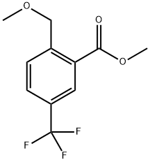Methyl 2-(methoxymethyl)-5-(trifluoromethyl)benzoate Structure