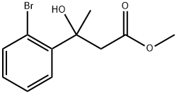 methyl 3-(2-bromophenyl)-3-hydroxybutanoate Structure