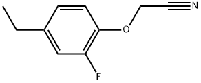 2-(4-Ethyl-2-fluorophenoxy)acetonitrile Structure