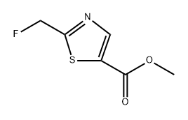 2-Fluoromethyl-thiazole-5-carboxylic acid methyl ester Structure