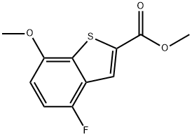 Methyl 4-fluoro-7-methoxybenzo[b]thiophene-2-carboxylate Structure