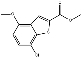 Methyl 7-chloro-4-methoxybenzo[b]thiophene-2-carboxylate Structure