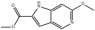 methyl 6-methoxy-1H-pyrrolo[3,2-c]pyridine-2-carboxylate Structure