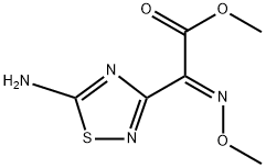 1,2,4-Thiadiazole-3-acetic acid, 5-amino-α-(methoxyimino)-, methyl ester, (αE)- Structure