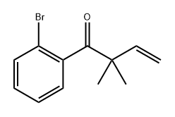 3-Buten-1-one, 1-(2-bromophenyl)-2,2-dimethyl- Structure