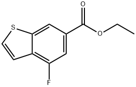 Ethyl 4-fluorobenzo[b]thiophene-6-carboxylate Structure