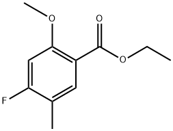 Ethyl 4-fluoro-2-methoxy-5-methylbenzoate Structure