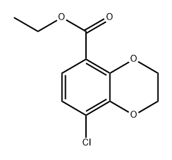 ethyl 5-chloro-2,3-dihydro-1,4-benzodioxine-8-carboxylate Structure