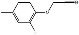 2-(2-Fluoro-4-methylphenoxy)acetonitrile Structure