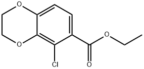 ethyl 5-chloro-2,3-dihydrobenzo[b][1,4]dioxine-6-carboxylate Structure