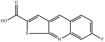 7-fluorothieno[2,3-b]quinoline-2-carboxylic acid Structure