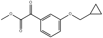 Methyl 3-(cyclopropylmethoxy)-α-oxobenzeneacetate Structure