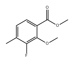 methyl 3-fluoro-2-methoxy-4-methylbenzoate Structure